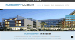 Desktop Screenshot of investissement-immobilier.pro