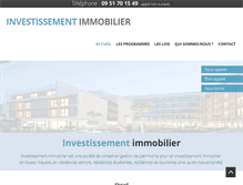 Tablet Screenshot of investissement-immobilier.pro